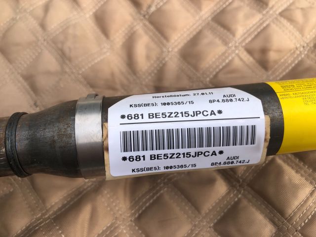 Jobb első Függöny Légzsák – Audi A3 8P – OE 8P4880742J