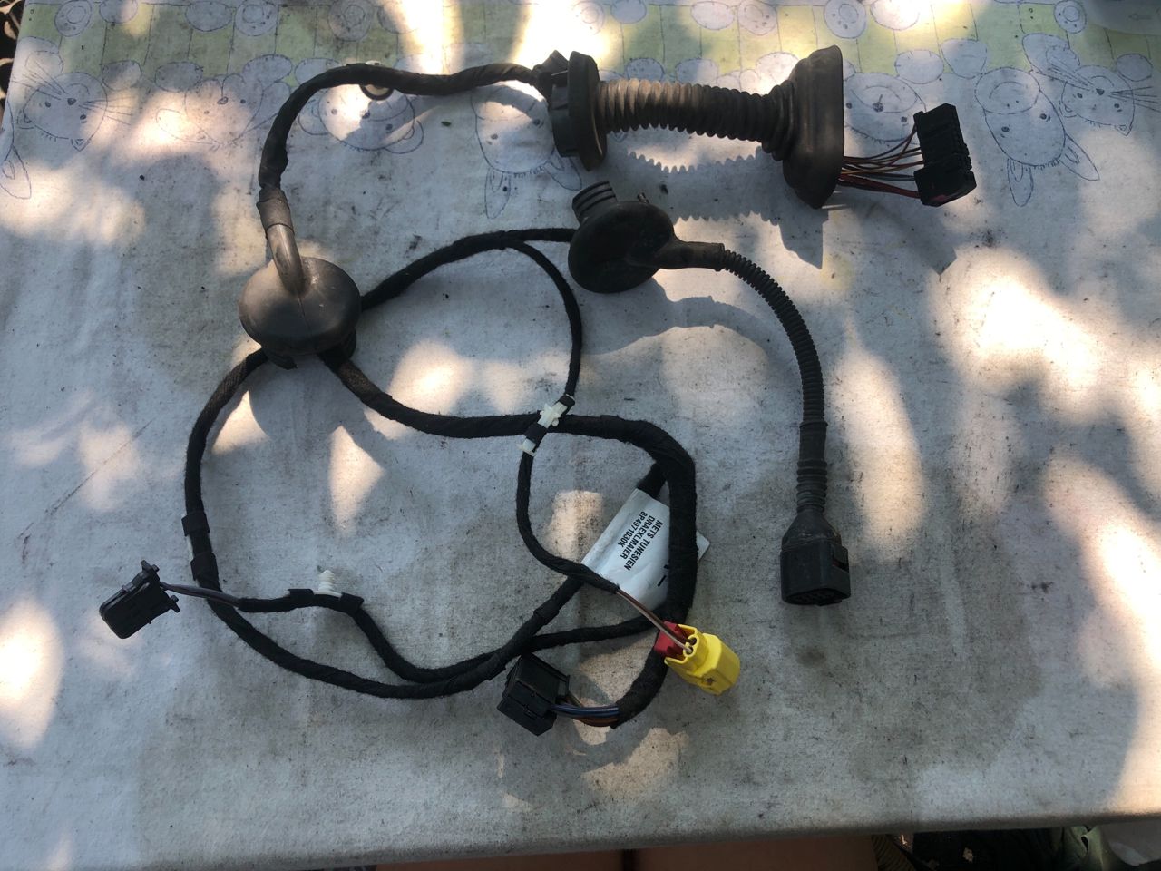 Jobb hátsó Ajtó Kábelköteg – Audi A3 8P – OE 8P4971030K